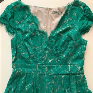 Eliza J lace Overlay Dress